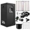 16 Growbox Set 120x120x200 Pro – 800W Bar-LED Pro Edition