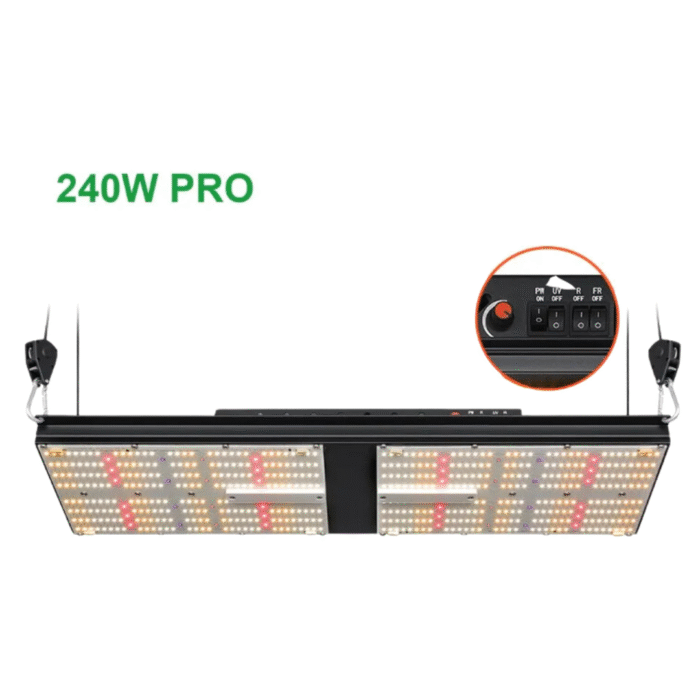 240W LED Growlampe – Vollspektrum & dimmbar