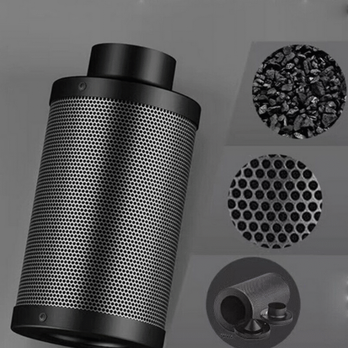 Luftkohlefilter 150 mm – Aktivkohle-Röhrenfilter