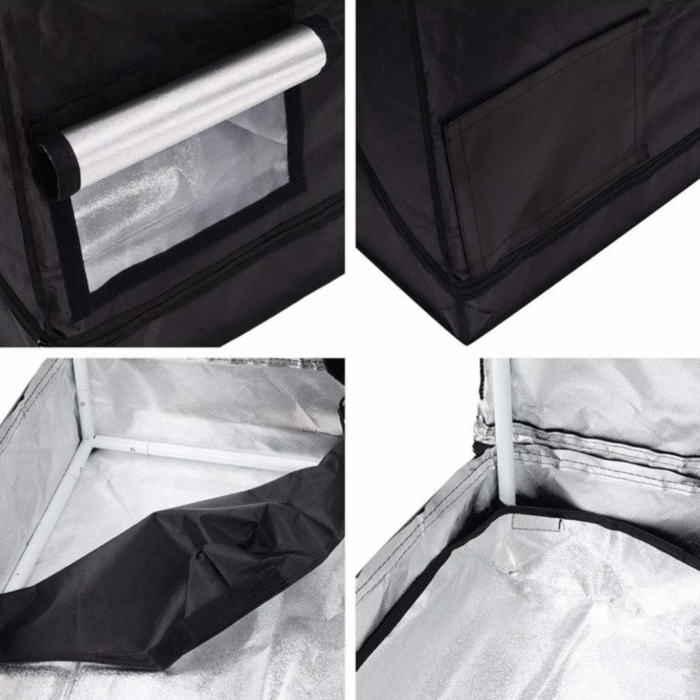 Growbox 60×60×140 cm – kompakt & lichtdicht