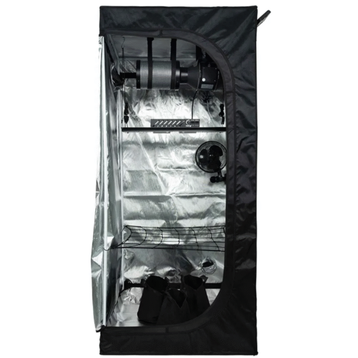 GrowSet 240w (3) Growbox Komplettset 80x80x180 – 240W PRO LED Pro Edition