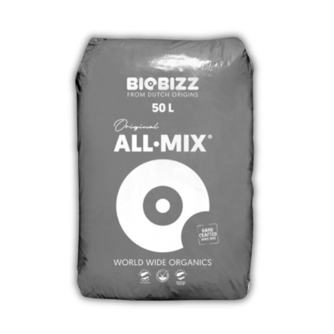BioBizz All-Mix 50 L – Hochwertige Erde für kräftiges Pflanzenwachstum