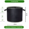 35 Grow Topf 11 L — Vlies Pflanztopf / Grow Pot