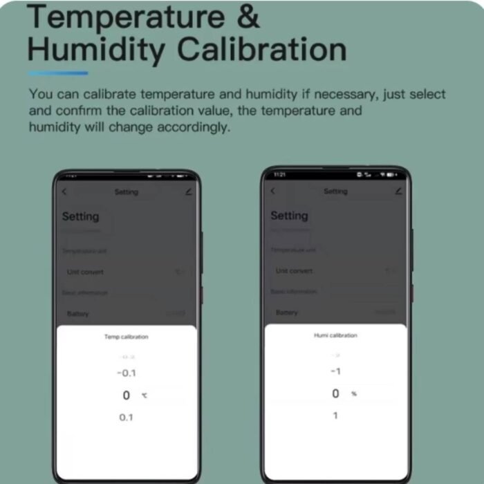 Mini Bluetooth Temperatur- & Feuchtigkeitssensor