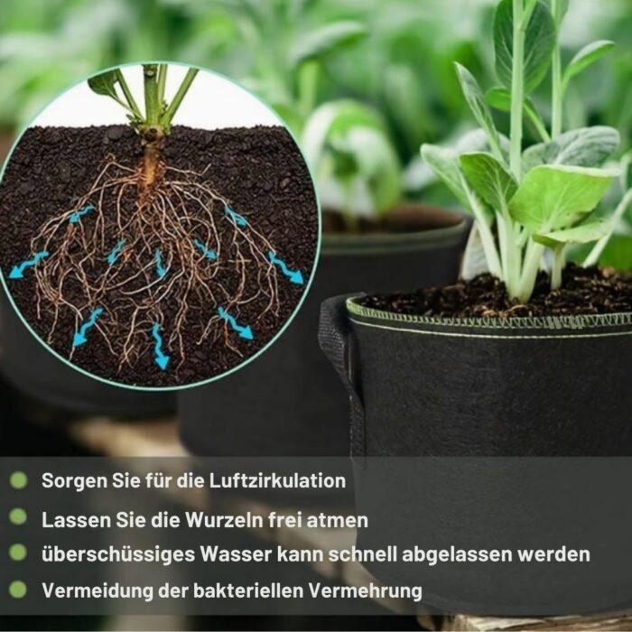 39 Grow Topf 11 L — Vlies Pflanztopf / Grow Pot