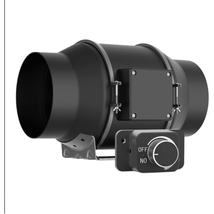 Inline-Lüfter & Aktivkohlefilter 150 mm