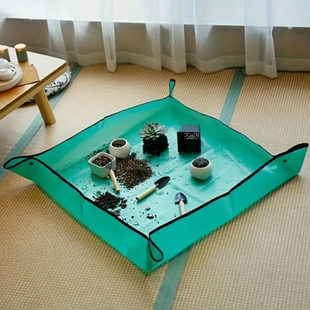 Blumenschale (2) Wasserdichte, faltbare Umtopf-Schale