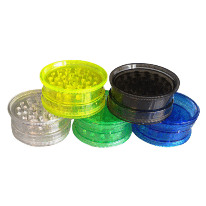 Kräutermühle „Bunt“ – 3-teiliger Herb Grinder in Farbenmix