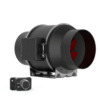Inline-Lüfter & Aktivkohlefilter 150 mm