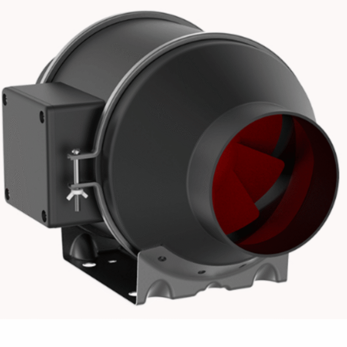 EC Inline Duct Fan Kit 10 cm – Lüfter mit Speed Controlleru