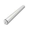 JeffreyBox Silber Premium Aluminium-Aufbewahrungsröhre – Geruchsarm