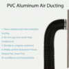 Alu/PVC Lüftungsschlauch 20 cm Ø – 2,5 m flexibel