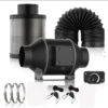 Abluftset 100 mm – Lüfter mit Temp-/Feuchte-Controller