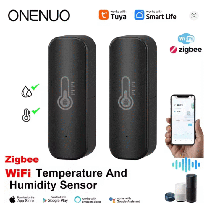 Tuya Zigbee/WiFi Smart Temperatur & Feuchtigkeitssensor