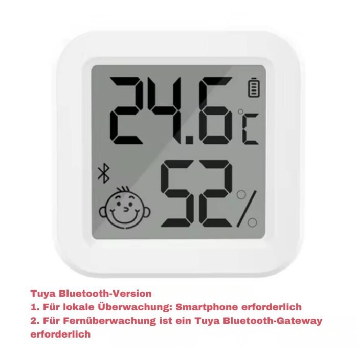 Smart LCD Digital Thermometer Hygrometer (2) Tuya Bluetooth LCD Thermometer & Feuchtigkeitssensor