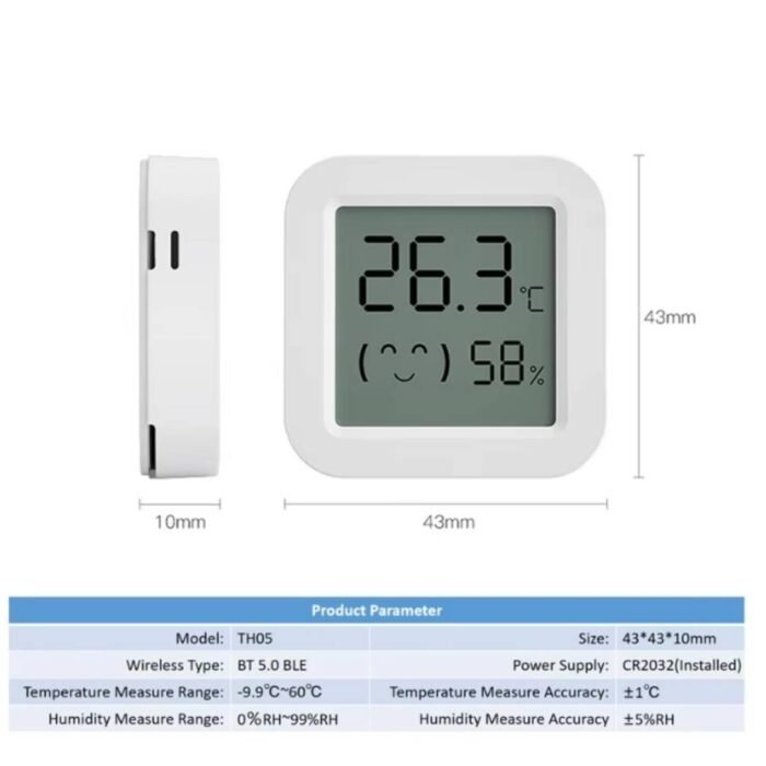 Smart LCD Digital Thermometer Hygrometer (6) Tuya Bluetooth LCD Thermometer & Feuchtigkeitssensor