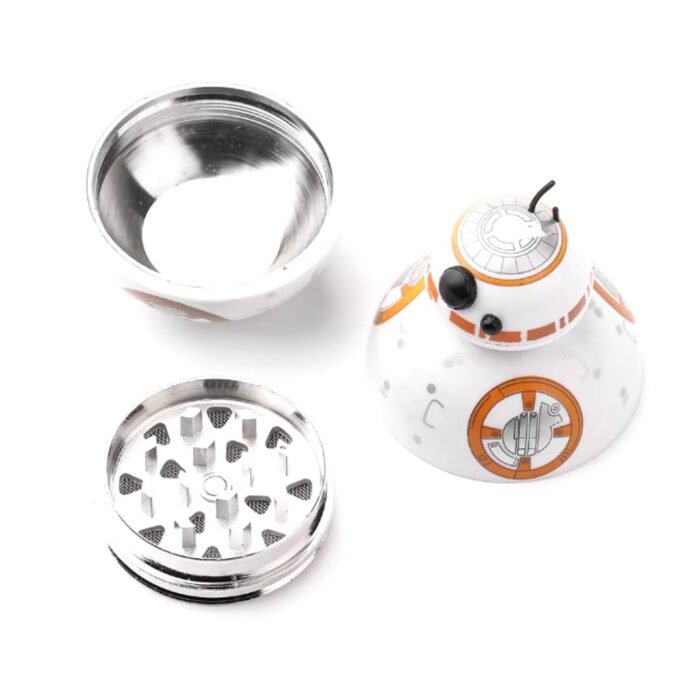 Kräutermühle Ball Herb – 3-teiliger Aluminium-Grinder in Kugelform