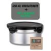 Edelstahl Vorratsbox 550 ml+Boveda 58%