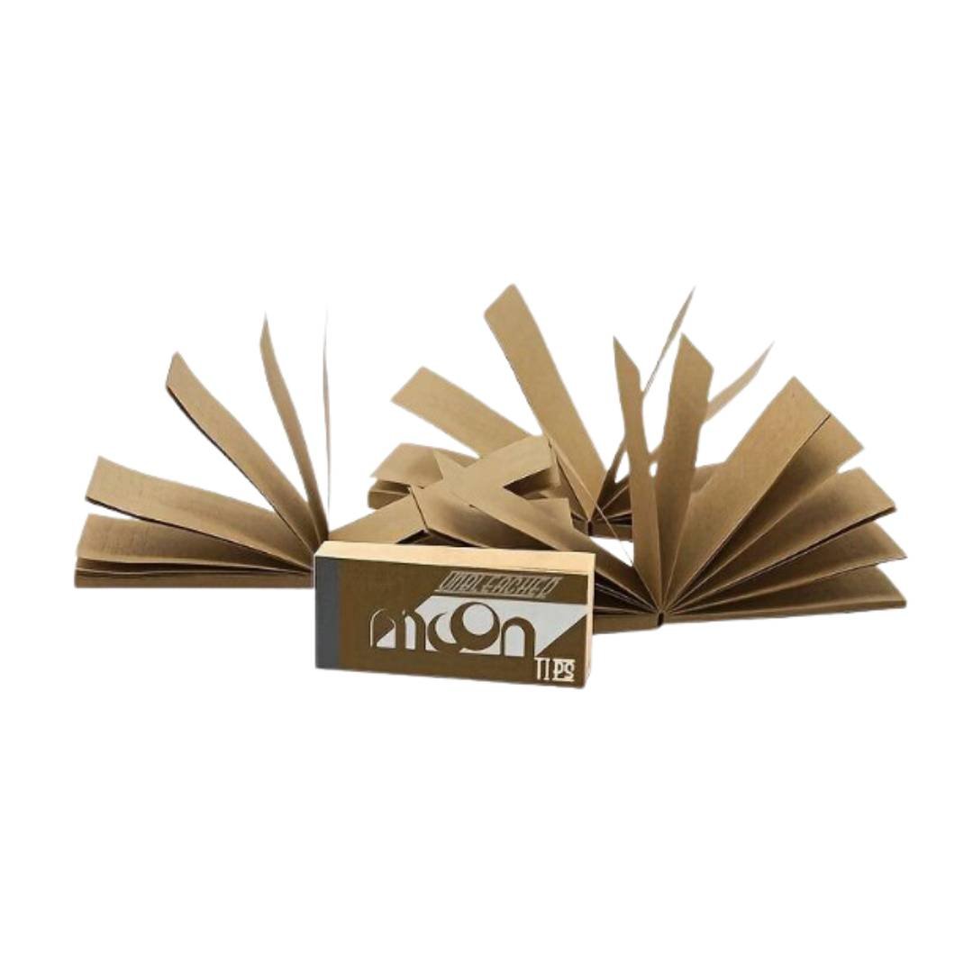 moon filter (2) Moon ungebleichte Filter Tips – Naturbraune Filtertips